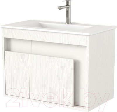 Тумба под умывальник Дабер 016 70 / Т16.7.0.5 (белый древесный)
