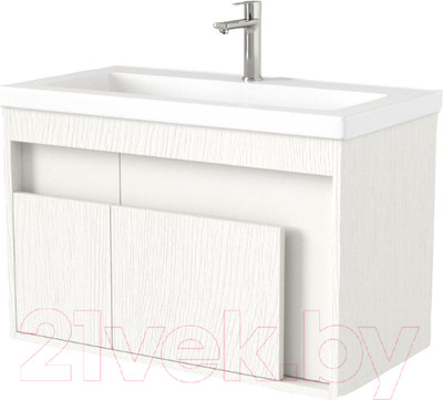 Тумба под умывальник Дабер 016 Тобага/Эридан 80 / Т16.8Т.0.5 (белый древесный)