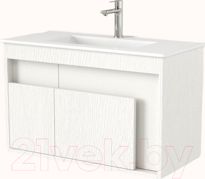 Тумба под умывальник Дабер 016 WeltWasser Deilbach 7517-80 / Т16.8W.0.5 (белый древесный)