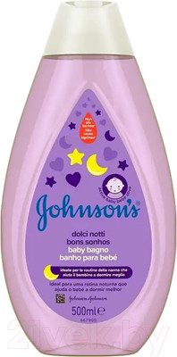Пена для ванны детская Johnson's Baby Dolci Notti успокаивающая (500мл)