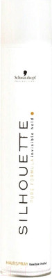 Лак для укладки волос Schwarzkopf Professional Silhouette Pure Hairspray Flexible Hoild (500мл)