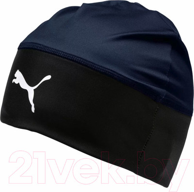 Шапка Puma Liga Beanie / 02235505 (черный/синий)