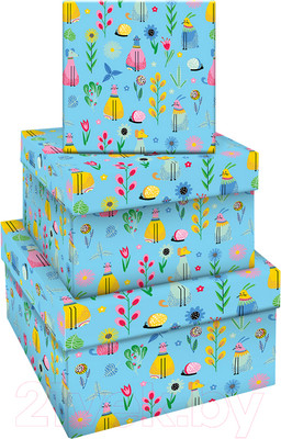 Набор коробок подарочных Meshu Милые зверята / MS_53740