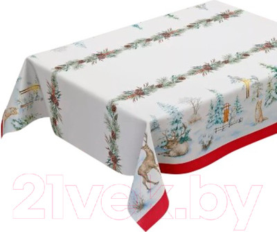 Скатерть Samsara Home Лесные друзья 145СК-3