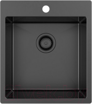 Мойка кухонная ZORG ZRN 5045 Premium PVD Gunblack