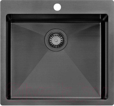Мойка кухонная ZORG ZRN 5055 Premium PVD Gunblack