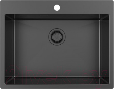 Мойка кухонная ZORG ZRN 5065 Premium PVD Gunblack