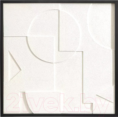 Картина Bergenson Bjorn By 3D Minimalism / BB0000589 (белый/черный)