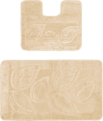 Набор ковриков для ванной и туалета Maximus Flora 2540 (60x100/50x60, бежевый)