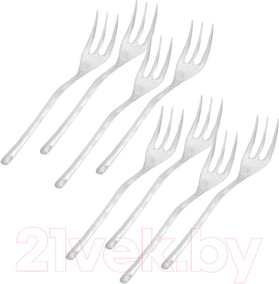 Набор одноразовых вилок Паксервис ПС 100мм / 287370 (150шт, прозрачный)