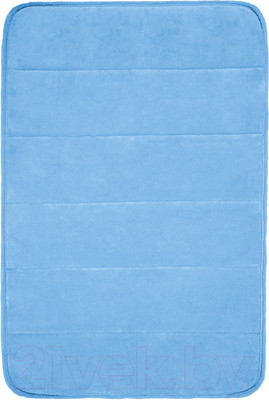 Коврик для ванной Вилина Велюр / 7170 (50x80, голубой)