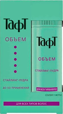 Текстурирующая пудра для волос Тафт Мгновенный объем сверхсильная фиксация (10г)