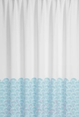 Шторка-занавеска для ванны IDDIS BW05P18i11 (голубой)