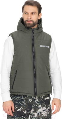 Жилет для охоты и рыбалки Huntsman Фристайл Олива Канада (р-р 48-50/176)