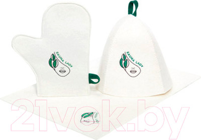 Набор для бани Главбаня Sauna Lady / Б32388