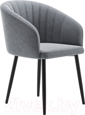 Стул Табурет Верона Бренди (23 Grey/черный каркас)