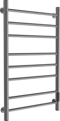 Полотенцесушитель электрический Маргроид Ferrum Вид 10 СНШ 80x50 (графит, таймер справа)