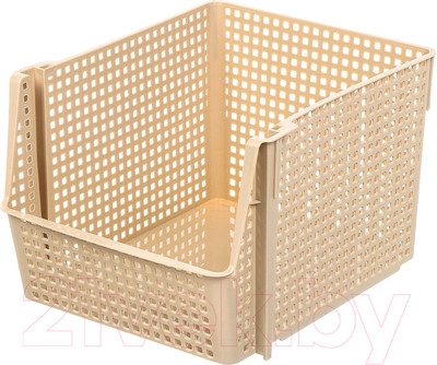 Корзина Violet Лофт штабелируемая / 850020 (10л, латте)