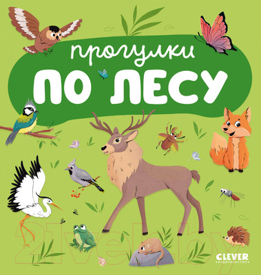 Развивающая книга CLEVER Главная книга малыша. Прогулки по лесу / 9785002113842