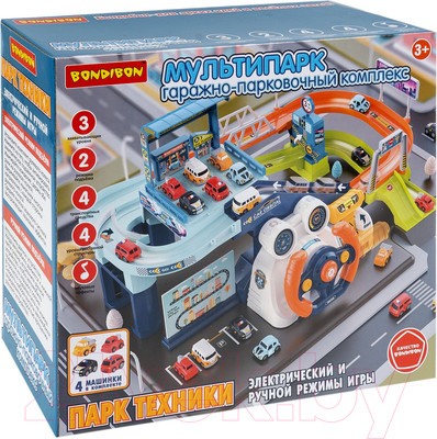 Паркинг игрушечный Bondibon Гараж-парковка / ВВ6196 
