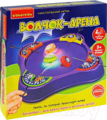 Игровой набор Bondibon Волчок-арена / ВВ6340