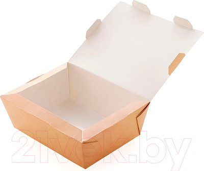 Набор коробок упаковочных для еды Паксервис Eco Lunch 600 / 285772 (50шт)