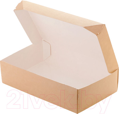 Набор коробок упаковочных для еды Паксервис Eco Cake 1900 / 286173 (50шт)