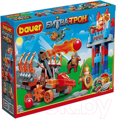 Конструктор Bauer Битва за трон с катапультой и башней / 1026 (119эл)