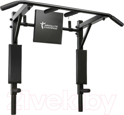 Турник-брусья Absolute Champion Триумф / АЧ 10047 (черный, черные ручки)
