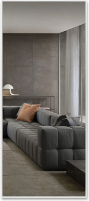 Зеркало Алмаз-Люкс М-437 (140x60см, в белой алюминиевой раме)