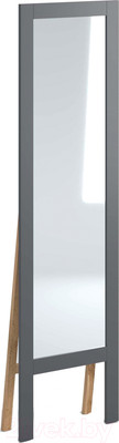 Зеркало Мебельград Калгари напольное (графит/прозрачный лак)