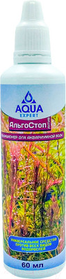 Средство для ухода за водой аквариума Aqua Expert АльгоСтоп актив (60мл)