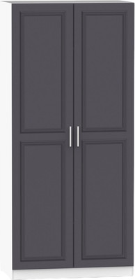 Шкаф Интермебель Марсель 580 / МР-06-B2 (графит софт)