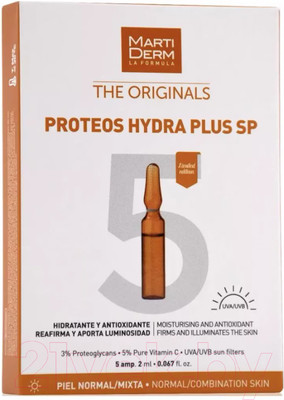 Ампулы для лица Martiderm Ориджиналс Протеос Гидра Плюс SP (5х2мл)