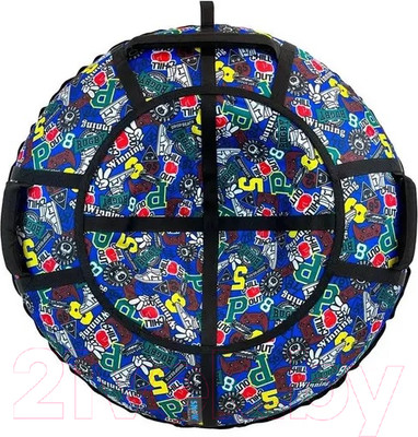 Тюбинг-ватрушка Hubster Люкс Pro S Чилл аут 100см / во8124-3 (синий)