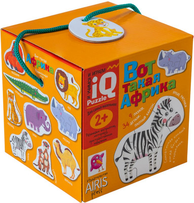 Развивающая игра Айрис-пресс Для самых маленьких 2+. Вот такая Африка / 9785811284115