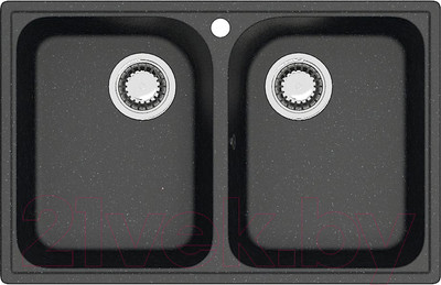 Мойка кухонная Berge BR-7322 (черный)