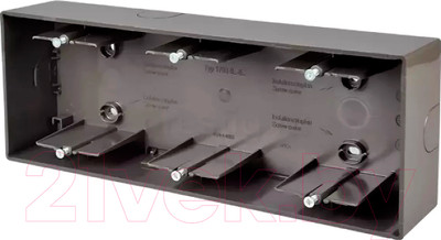 Коробка открытого монтажа ABB Basic 55 1799-0-0967 (шато-черный)