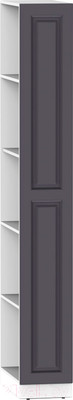 Стеллаж Интермебель Марсель 580 / МР-13-B2 (графит софт)