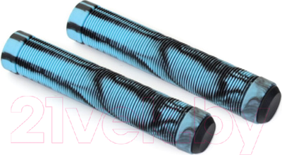 Грипсы для самоката Vokul Удлиненные V-4 (2шт, черный/синий)