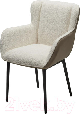 Стул M-City Volcano / 621M05250 (белый Wales-101/светло-бежевый Maison 09/черный)