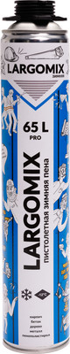 Пена монтажная Largomix 65 L Зимняя пистолетная (850мл)