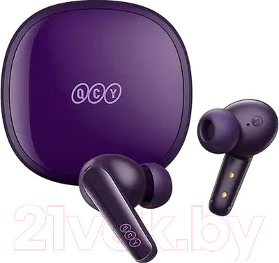 Беспроводные наушники QCY T13X / BH23QT26A (фиолетовый)
