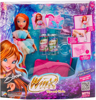Кукла с аксессуарами Witty Toys Club Mix&Make Блум с набором для создания крыльев / IW01262101