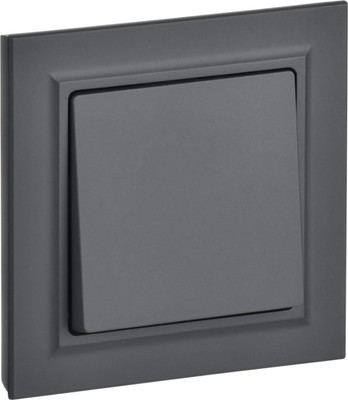 Выключатель IEK Brite BR-V10-0-10-K53-F (графит)