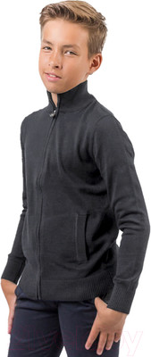 Кофта детская Isee JS-006 (р-р 32/122-128, темно-серый)