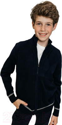 Кофта детская Isee JS-009 (р-р 38/158-164, темно-синий)