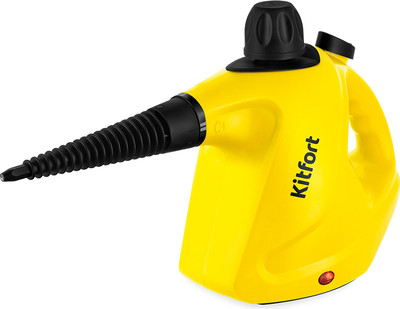 Пароочиститель Kitfort КТ-9138-3 (черный/желтый)