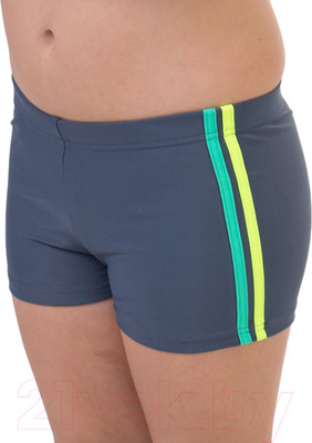 Плавки детские Aloha Mare G20-105 (р.8 рост 122-128, графит/зеленый/желтый)