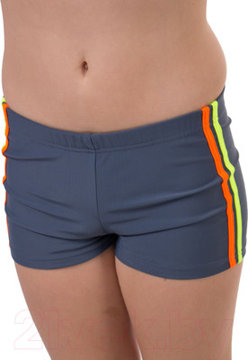 Плавки детские Aloha Mare G20-105 (р.8 рост 122-128, графит/оранжевый/желтый)